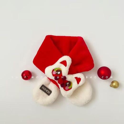 【狮子造型！可爱有趣】儿童围巾冬季新款男童女童，保暖围脖宝宝可爱狮子新年围脖，加绒保暖面料 温暖细腻如春 柔软贴肤 商品图6