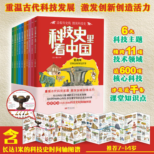 【神奇精选】科技史里看中国全10册 商品图0