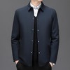 轻奢鹅绒服男士秋冬季新款翻领简约百搭保暖羽绒服男 商品缩略图0