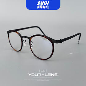 花样年华！仅8克重 高级文艺范儿林德同款徐峥佩戴款无螺丝纯钛眼镜框 商务文艺范儿