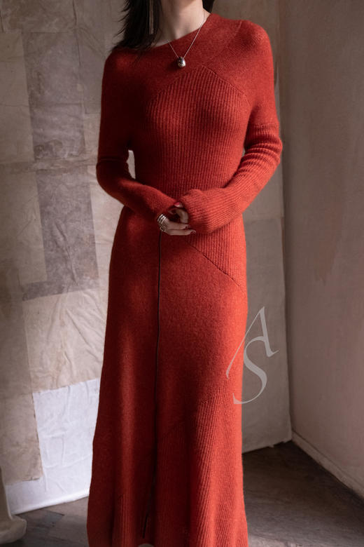 Ruohan 黑色/杏色KAI细皮带 商品图3