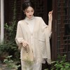 JN-393爆款披肩 秋冬新款旗袍外搭女披肩文艺复古百搭纯色镂空披肩 商品缩略图1