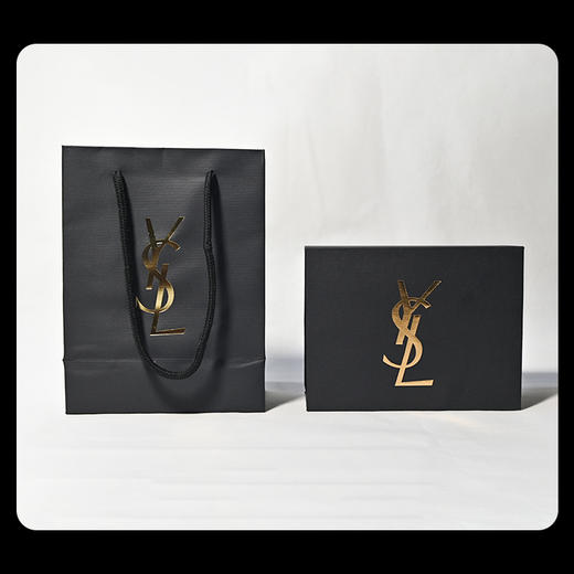 【下单即赠礼盒礼袋！】YSL 圣罗兰无瑕彩妆礼盒 2.2g小金条口红#1966+14g黑皮革气垫#B10#B20 商品图4