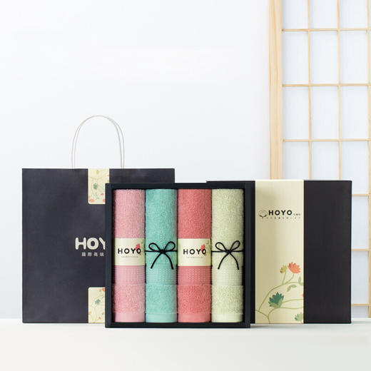 【直发】HOYO 臻品长绒棉毛巾四件套7151 商品图0