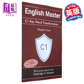 【中商原版】English Master C1 Key Word Transformation Cambridge C1 Advanced英语大师剑桥CAE考试C1级关键词转换练习2020