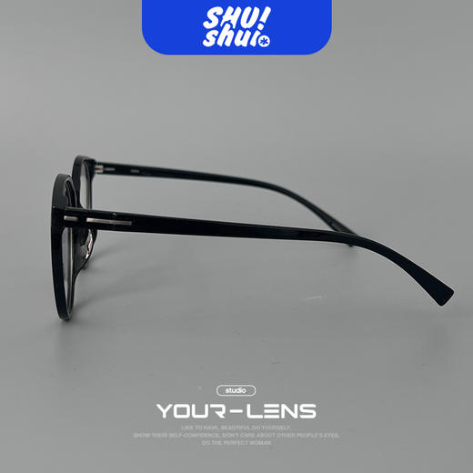 呆萌熟女！圆圆素颜眼镜框 遮脸大脸显小 TR90材质 性价比超高男女皆可 商品图6