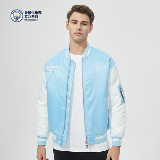 曼城俱乐部官方商品 | 棒球服棉服签名印号外套德布劳内球迷周边 商品图1