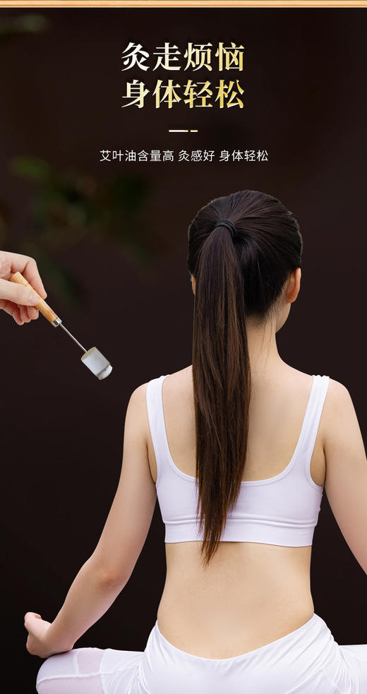 纯野生陈年金艾柱 祛湿逐寒家用养生馆用原价43.2元会员价36元 商品图2