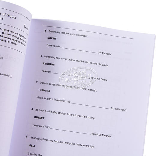 【中商原版】English Master C1 Key Word Transformation Cambridge C1 Advanced英语大师剑桥CAE考试C1级关键词转换练习2020 商品图3