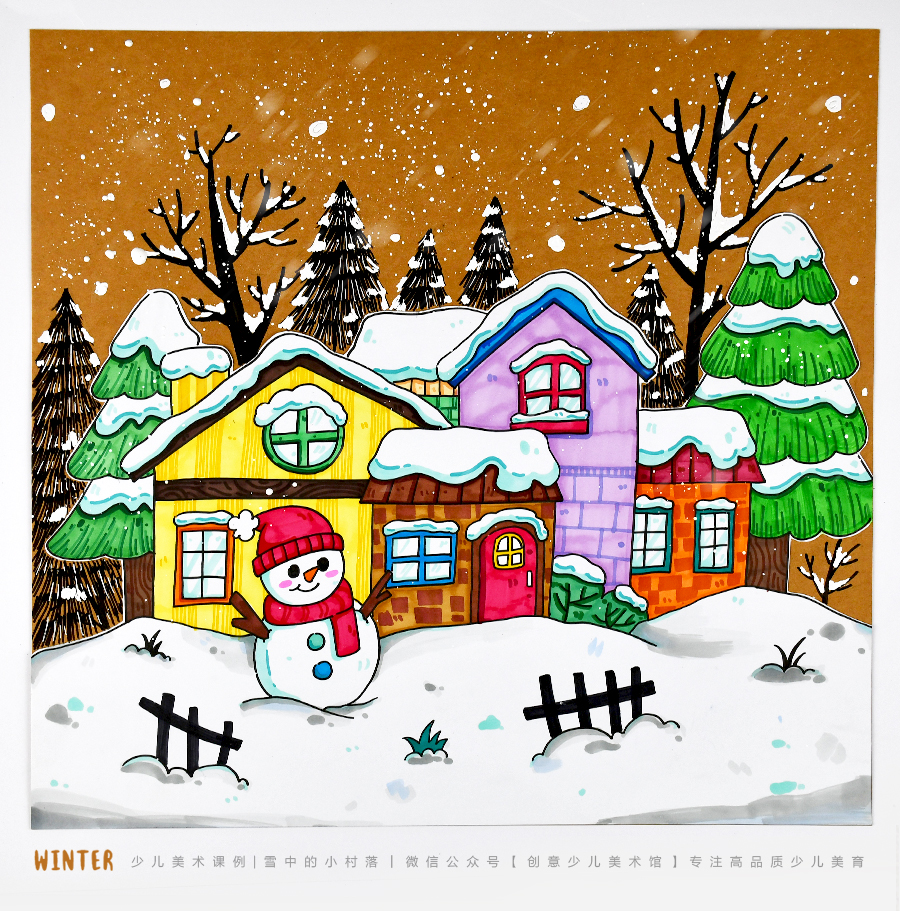 《下雪啦：和Sharon奶奶漫步冬日时光》冬天/寒假/下雪的小村庄/乡村雪景/自动发货：下单后，点击手机短信中收到的链接，即可获取文件下载的链接；如有任何问题，可添加客服微信hm33268获得帮助。