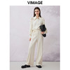 VIMAGE纬漫纪春季新款气质百搭显瘦高腰休闲直筒裤子V2105707 商品缩略图1