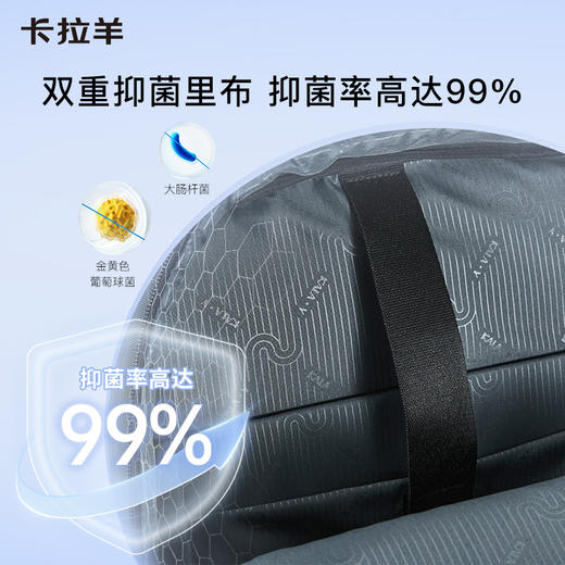 【气囊减震顶配】卡拉羊7维防下坠减负系统多功能双肩防盗电脑背包  CS5218/19/20 商品图5