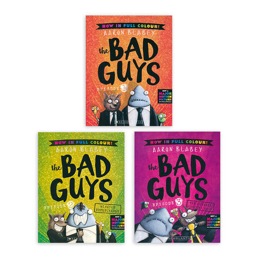 The Bad Guys 坏蛋联盟 彩色版 Scholastic学乐畅销童书 英语课外阅读章节书 商品图1