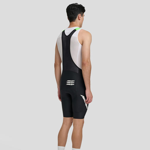 MAAP 男士 Eclipse Team Bib Evo Black/Fluro Green 骑行短裤 商品图2