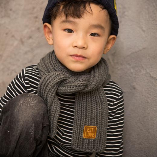 【冬日暖暖，个性十足】韩版ins针织儿童保暖小围巾，男女儿童围脖，秋冬季保暖防风儿童围巾，针织男女童小孩宝宝围巾！温暖冬日必备，个性时尚大热卖！小围脖，大暖意，让宝贝在寒冷中感受到无尽的温暖！ 商品图4