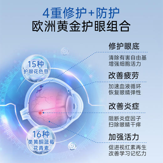 ⁴店庆活动：【日本BISHOH美翔欧洲越橘小蓝罐】14颗/盒 1颗含野生越橘提取物150mg YC04-CRMM-MXHY 商品图6