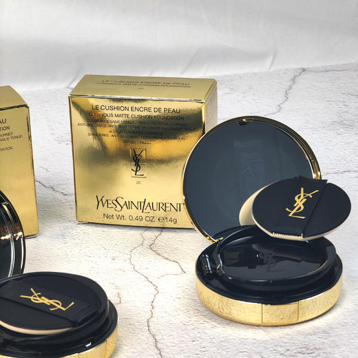 YSL圣罗兰黑皮革气垫14g 新明彩轻垫粉底液 #B10#B20 商品图2