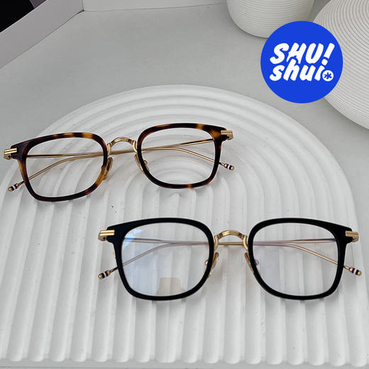 好莱坞女王！TB同款板材纯钛腿眼镜框 高度数舒适佩戴 男女皆可全包眼镜框 商品图1