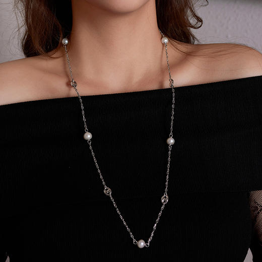 Manreya玛芮雅“曲线回廊”淡水珍珠项链 商品图1