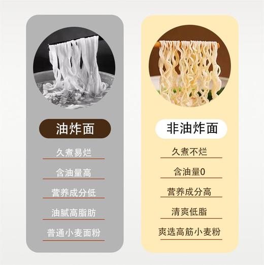 【非油炸鲜蛋粗粮面】清乡粮府 鸡蛋+荞麦+淮山  当季新粮 低脂低卡 不含反式脂肪酸  一箱40包 商品图2