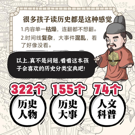 儿童版历史大百科  中国史+世界史 商品图1
