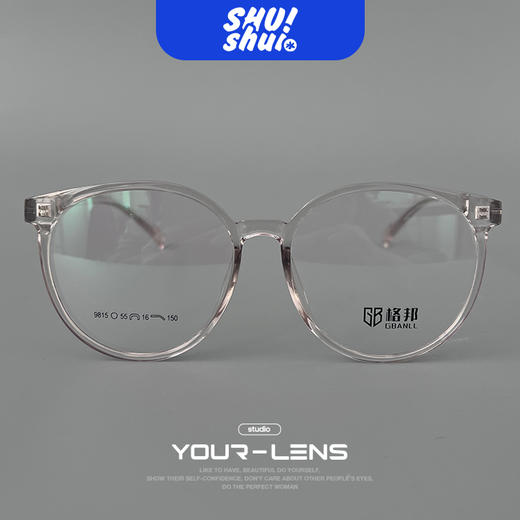 呆萌熟女！圆圆素颜眼镜框 遮脸大脸显小 TR90材质 性价比超高男女皆可 商品图8