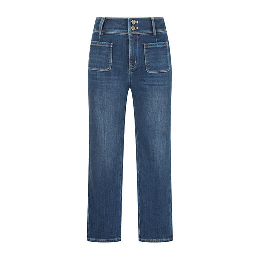 HeyDress加绒牛仔裤女冬季高腰修身显瘦加厚小脚裤塑形保暖裤子 商品图5