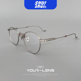 GM同款TOM21 设计师款钛合金眼镜框 男女同款显脸小【蔡司依视路镜片4折起，凯米2.5折起】h