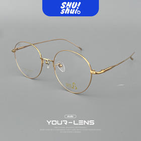 哈利波特！邦尼纯钛超轻眼镜框 IP电镀 可爱养成系 肉肉脸女孩减龄圆圆框