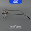 冲上云霄！设计师款出口品质飞行员双梁纯钛金胶精品眼镜框 搭配变色片或太阳镜片更酷炫 商品缩略图2