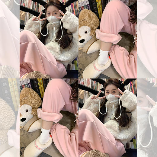 <曾小咸推荐> 加绒束脚裤  商品图0