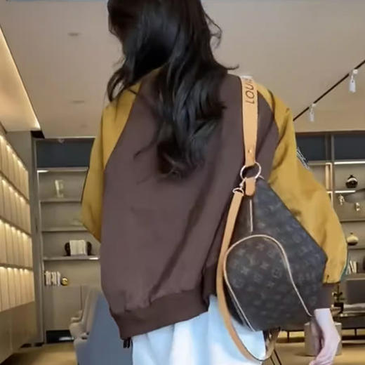 裁缝学苑AS153复古撞色拼接棒球服纸样女装外套短款开衫夹克上衣版型 商品图5