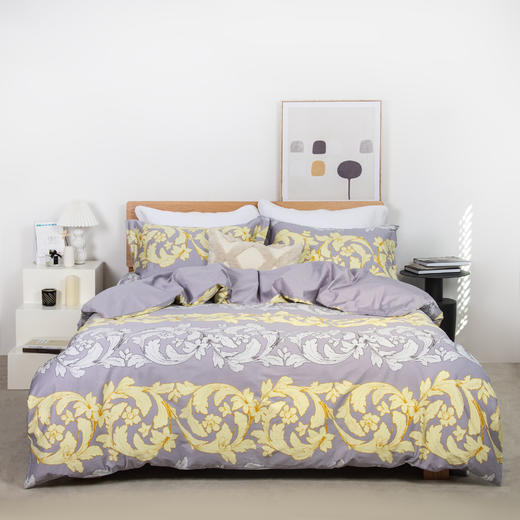 80S贡缎印花四件套-温妮莎 商品图0