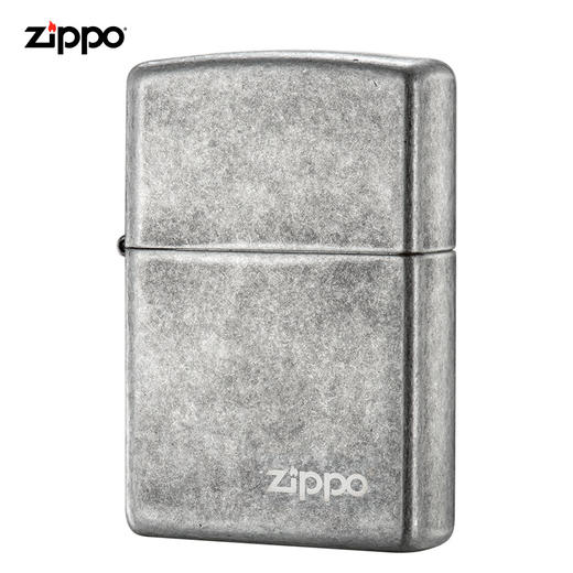 ZIPPO  打火机  煤油打火机 仿古银商标121FBZL 商品图3