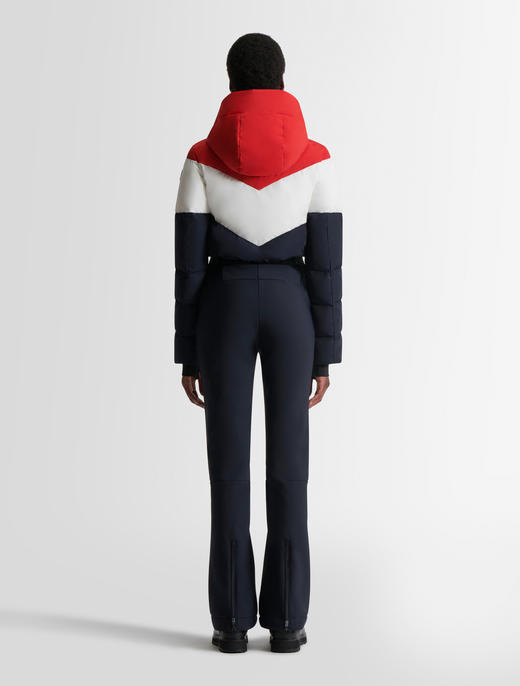 Fusalp - Kira - Marin/Racing - 女装 - 连体滑雪服 - 深蓝色/红色 商品图1