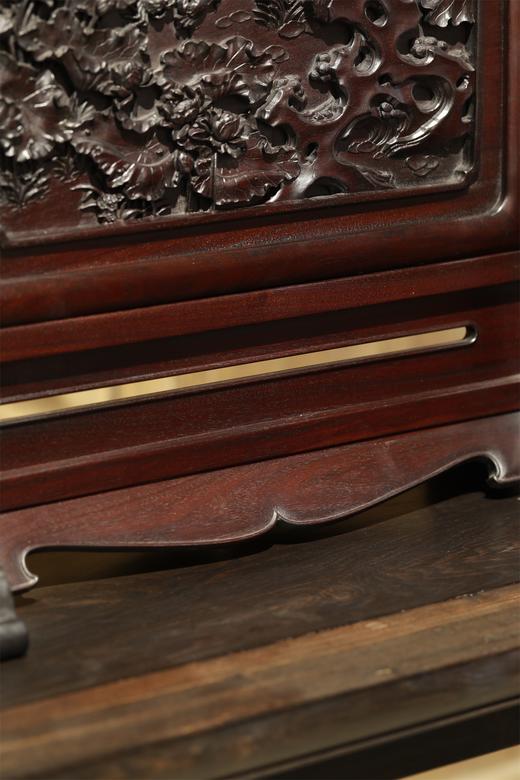 荷蟹图°明式简座插屏 商品图9