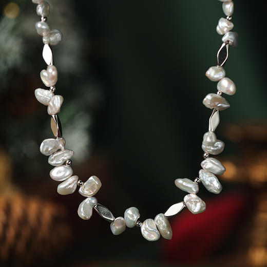 Manreya玛芮雅“花漾派对”巴洛克珍珠项链 商品图2