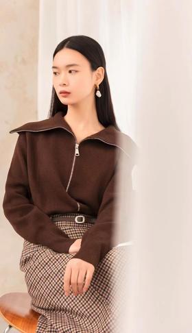 欧珂毛织短外套