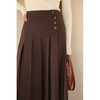 HeyDress美拉德半身裙法式复古不对称设计感高腰半裙a字裙子 商品缩略图2