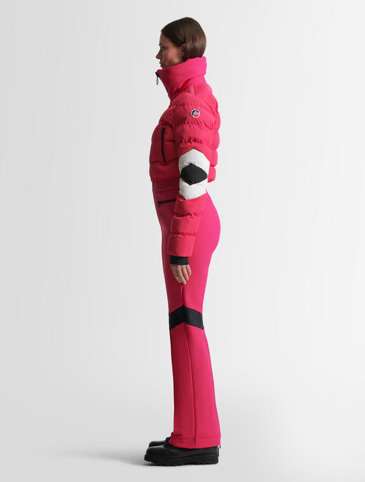 Fusalp - Clarisse - Bloom/Noir - 女装 - 连体滑雪服 - 粉色/黑色 商品图2