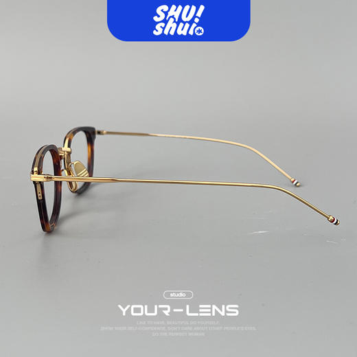 好莱坞女王！TB同款板材纯钛腿眼镜框 高度数舒适佩戴 男女皆可全包眼镜框 商品图7
