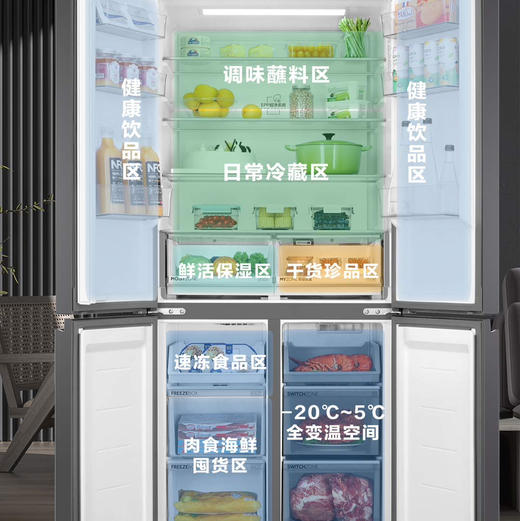 统帅（Leader）冰箱 BCD-506WGLTD49S4U1 海尔出品 商品图8