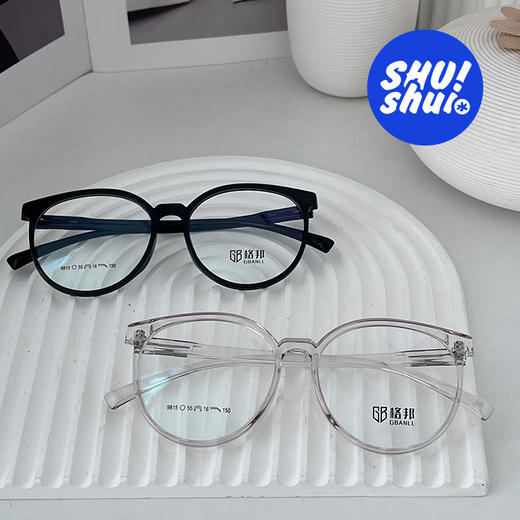 呆萌熟女！圆圆素颜眼镜框 遮脸大脸显小 TR90材质 性价比超高男女皆可 商品图5