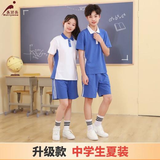 【中学夏装】升级版 深圳教育局 中学男女生夏季运动服短袖上衣 短裤 夏长裤 商品图0