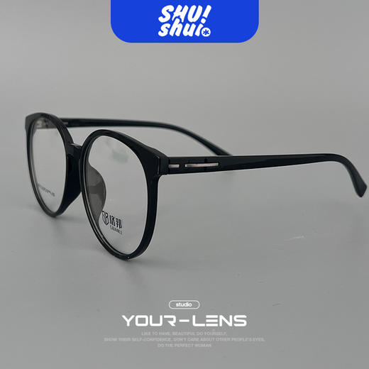 呆萌熟女！圆圆素颜眼镜框 遮脸大脸显小 TR90材质 性价比超高男女皆可 商品图7