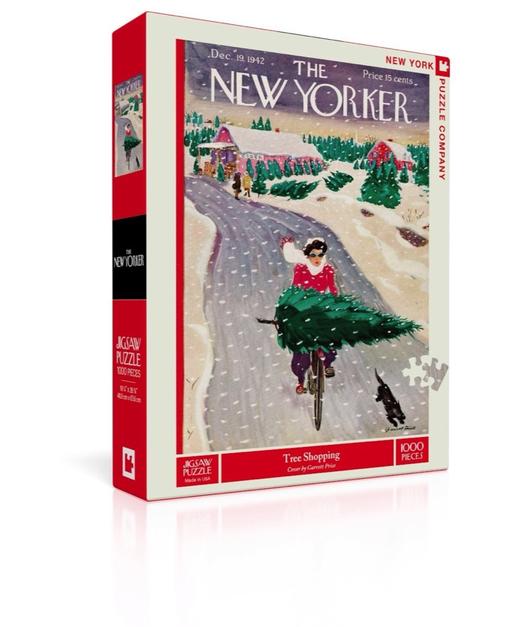 2024纽约客New Yorker圣诞主题1000片拼图圣诞礼物赠人礼盒 商品图2
