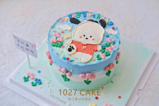 1027CAKE|  手绘蛋糕 帕恰狗 商品图0