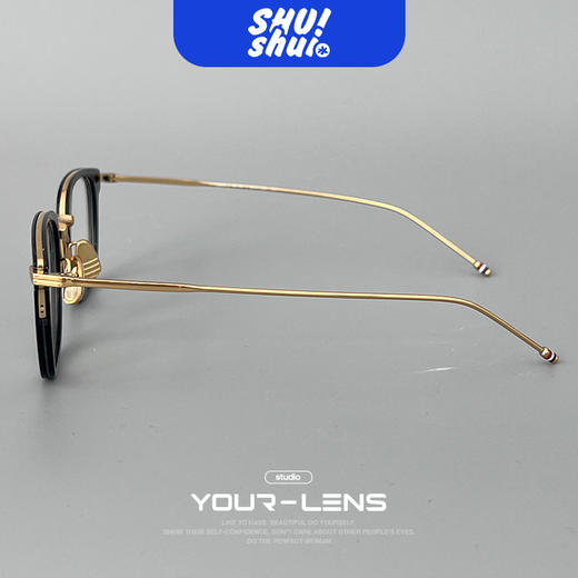 好莱坞女王！TB同款板材纯钛腿眼镜框 高度数舒适佩戴 男女皆可全包眼镜框 商品图5