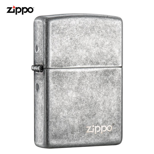 ZIPPO  打火机  煤油打火机 仿古银商标121FBZL 商品图0