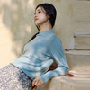 绽放794朵/100%羊绒衫软糯宽容半高领落肩长袖纯色经典款简约毛衣 商品缩略图0